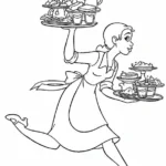 coloriage La Princesse et la Grenouille pour bebe a imprimer
