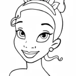 coloriage La Princesse et la Grenouille pour enfant