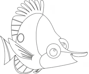 coloriage Le Monde de Nemo pour enfant de 5 ans