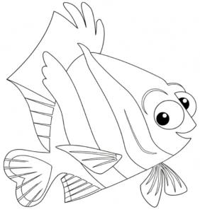 coloriage Le Monde de Nemo à imprimer pour enfant de 10 ans