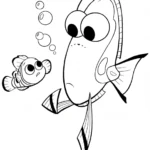 coloriage Le Monde de Nemo gratuit en ligne