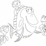 coloriage Le Monde de Nemo gratuit à imprimer