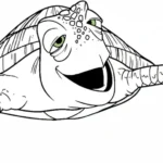 coloriage Le Monde de Nemo à imprimer pour enfant de 7 ans