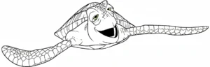 coloriage Le Monde de Nemo à imprimer pour enfant de 7 ans