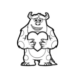 coloriage Monsters Inc pour enfant gratuit