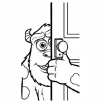 coloriage Monsters Inc en ligne pour enfant