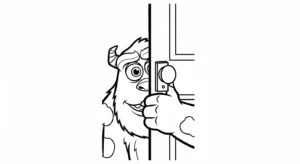 coloriage Monsters Inc en ligne pour enfant