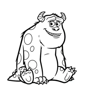a imprimer coloriage Monsters Inc gratuit
