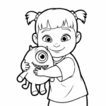 coloriage Monsters Inc à imprimer pour enfant de 7 ans