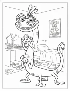 coloriage Monsters Inc pour enfants