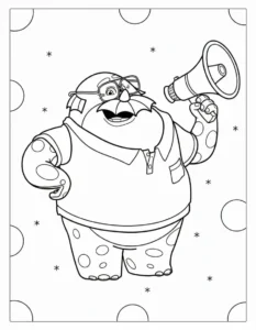 coloriage Monsters Inc à imprimer gratuitement pdf