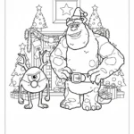 coloriage Monsters Inc de pour enfants