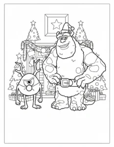 coloriage Monsters Inc de pour enfants