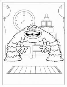 coloriage Monsters Inc à imprimer pdf gratuit