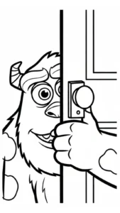 coloriage Monsters Inc pour enfant à imprimer