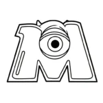 coloriage Monsters Inc pour enfant de 7 ans