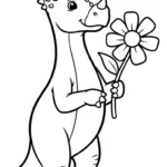 coloriage Pachycephalosaurus à imprimer