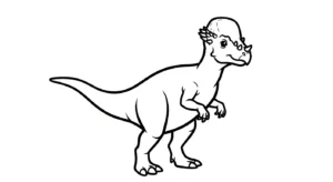 coloriage Pachycephalosaurus en ligne