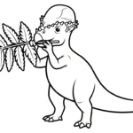coloriage Pachycephalosaurus a dessiner en ligne