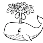 coloriage Papayer en ligne pour enfant
