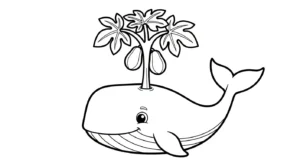 coloriage Papayer en ligne pour enfant