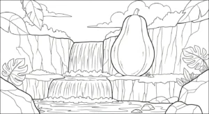 coloriage Papayer et dessin a imprimer