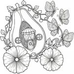 coloriage Papayer à imprimer
