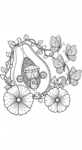 coloriage Papayer à imprimer
