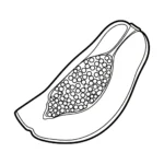 coloriage Papayer à imprimer pour enfant de 12 ans