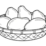 coloriage Papayer à imprimer pour enfant de 9 ans
