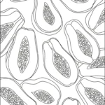 coloriage Papayer à imprimer pdf gratuit