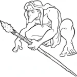coloriage Tarzan et dessins