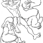 coloriage Tarzan pour enfant gratuit