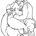 coloriage Tarzan pour enfants a imprimer