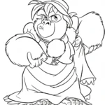 imprimer coloriage Tarzan