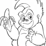 coloriage Tarzan pour enfant