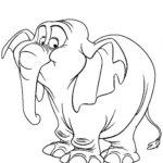 image de coloriage Tarzan pour enfant