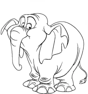 image de coloriage Tarzan pour enfant