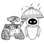 coloriage Wall E en ligne