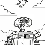 coloriage Wall E d