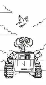 coloriage Wall E d
