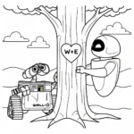 coloriage Wall E à imprimer pdf