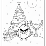 imprimer coloriage Angry Birds pour enfant