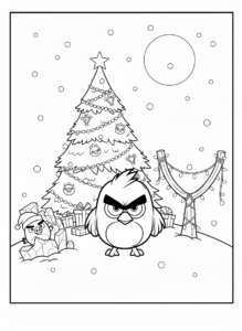 imprimer coloriage Angry Birds pour enfant