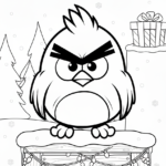 coloriage Angry Birds a colorier en ligne