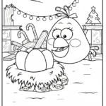 coloriage Angry Birds a imprimer