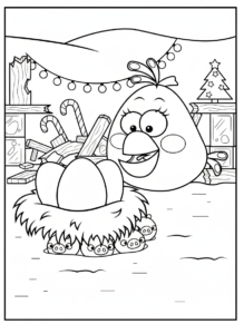 coloriage Angry Birds a imprimer