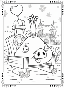image pour coloriage Angry Birds enfant