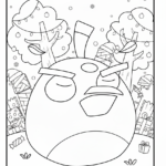 coloriage Angry Birds à imprimer pdf gratuit
