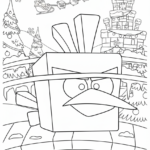 coloriage Angry Birds a imprimer gratuitement